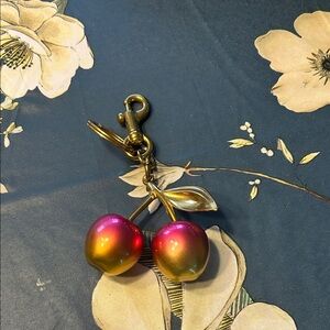 Colorful Cherry Keychain